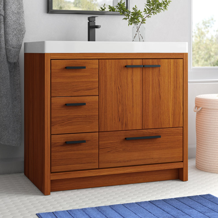 Zipcode Design™ Albers 36'' Freestanding Single Bathroom Vanity with